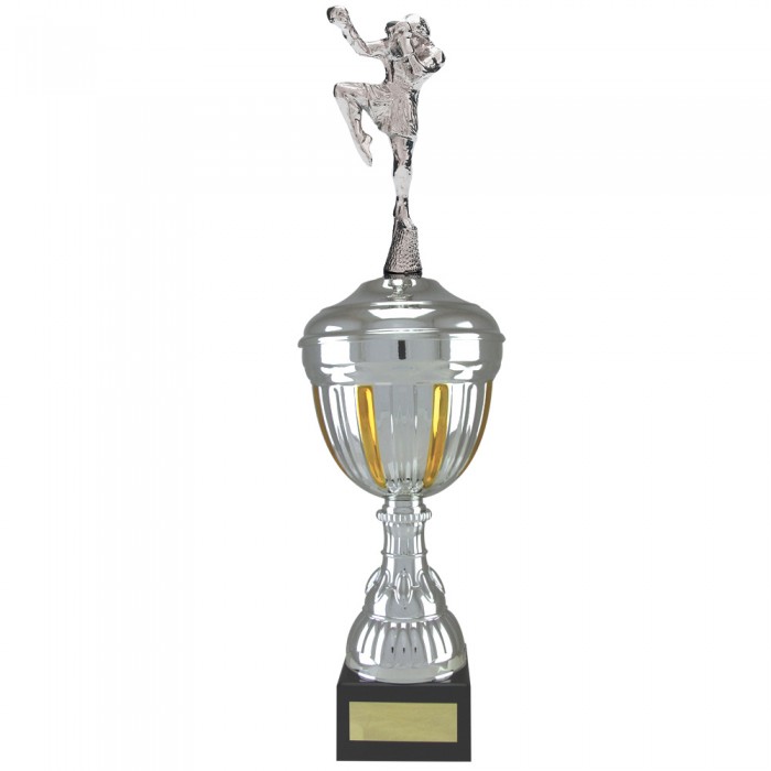 THAI BOXING FIGURE METAL TROPHY  - AVAILABLE IN 4 SIZES